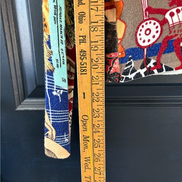 Vintage Alberto Makali Multicolor Graphic Women's Sweater With Sequins Artsy - Picture 7 of 9